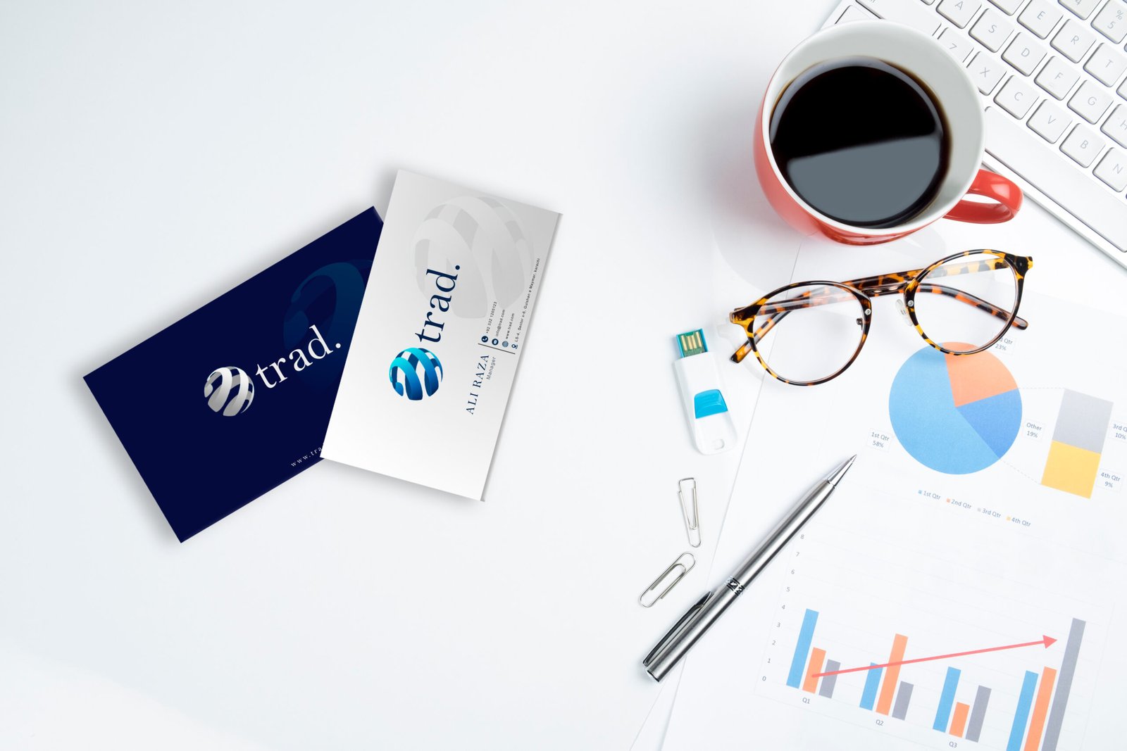 trading business card